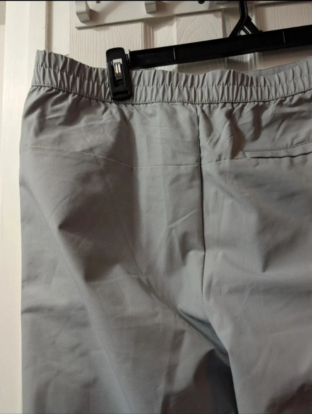 Banana Republic Mens Jogger Pants Gray Size 34 Stretch Chino Athletic Casual